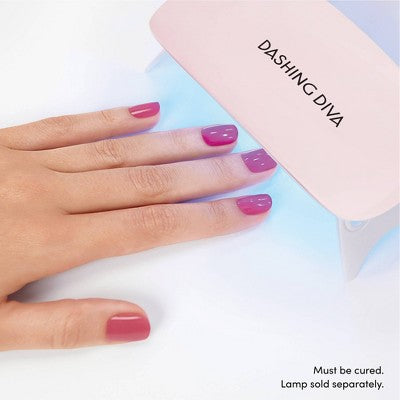 Dashing Diva Glaze Semi-Cured Gel Nail Polish Strips Ballerina Blush 32ct - New