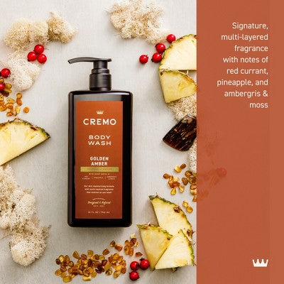 Cremo Body Wash Golden Amber 32 fl oz - New