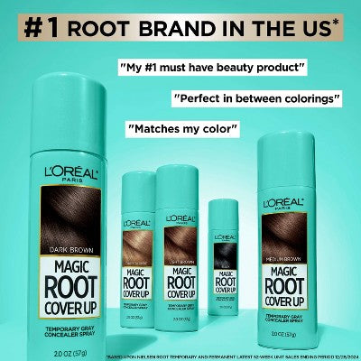 L'Oreal Paris Magic Root Cover Up Black 2.0oz - New