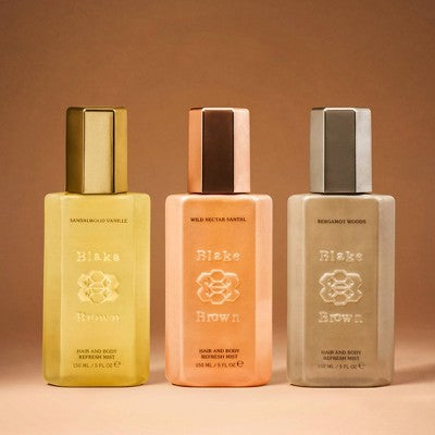 Blake Brown Hair and Body Refresh Mist Sandalwood Vanille Warm Vanilla Fragrance 5 fl oz - New