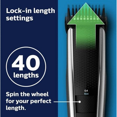 Philips Norelco Series 5500 Beard & Hair Mens Rechargeable Electric Trimmer BT5511/49 - New