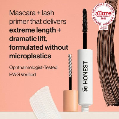 Honest Beauty Extreme Length 2-in-1 Mascara and Lash Primer 0.27 fl oz - Missing Box