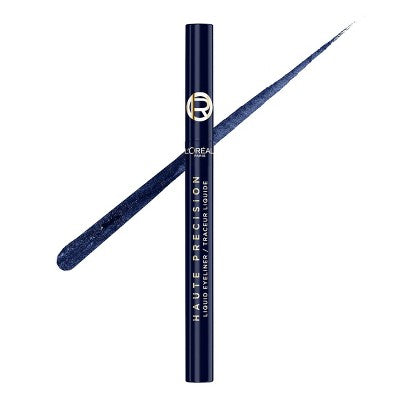 L'Oreal Paris Haute Precision Waterproof Felt Tip Liquid Eyeliner 30 Blue Suede 0.03 fl oz - Imperfect Box