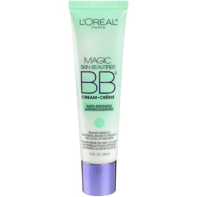 L'Oreal Paris Magic Skin Beautifier BB Cream  Anti-Redness 1 fl oz - New