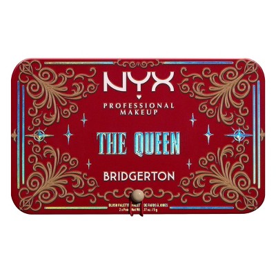 NYX Professional Makeup Bridgerton Royal Blush Buttermelt Blush Palette The Queen - New