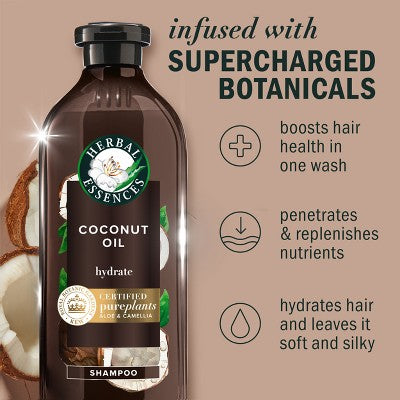Herbal Essences Coconut Oil Hydrating Shampoo For Dry Hair 13.5 fl oz - New