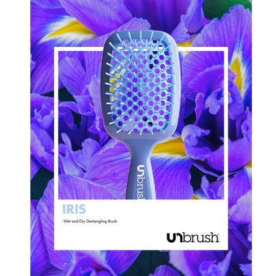 UNbrush Detangler Hair Brush Pastel Iris - Imperfect Box