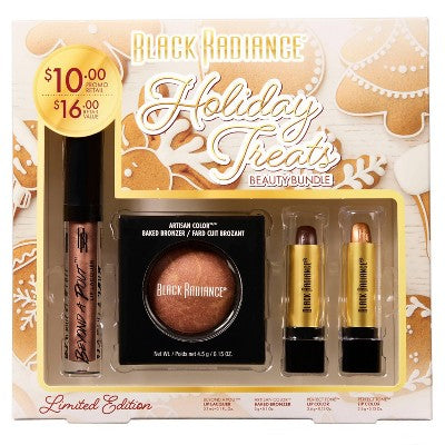 Black Radiance Holiday Treats Beauty Bundle Gift Set - New