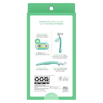 Venus Extra Smooth Pink Women's Razor + 2 Razor Blade Refills - Imperfect Box