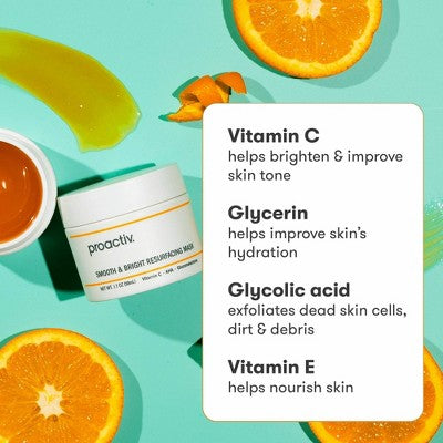 Proactiv Smooth & Bright Resurfacing Mask 1.7oz - New