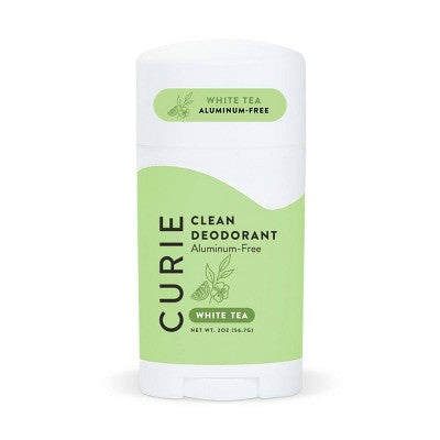 Curie Solid Deodorant Stick White Tea Aluminum-Free 2oz - Imperfect Container