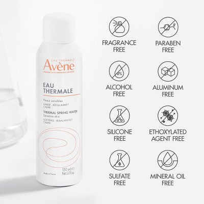 Avene Thermal Spring Water Facial Mist Spray 5 fl oz - New