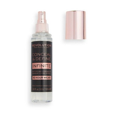 Makeup Revolution Fixing Spray Infinite 3.38 fl oz - Imperfect Container