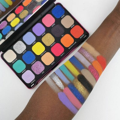 Makeup Revolution Forever Flawless Eyeshadow Palette Bird of Paradise 0.54oz - Imperfect Box
