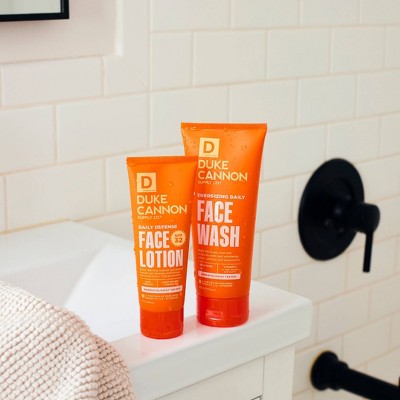 Duke Cannon Daily Defense Face Lotion SPF 32 Lightweight Daily SPF Moisturizer 3 fl oz - Imperfect Box