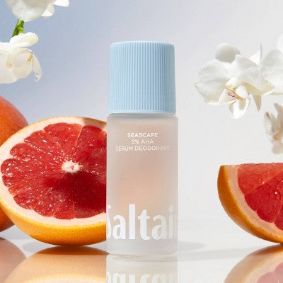 Saltair 5% AHA Serum Roll-On Deodorant Seascape 1.7 floz - Imperfect Container