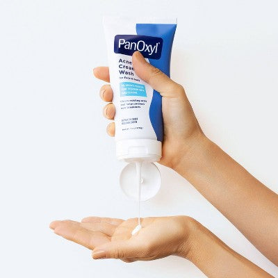 PanOxyl 4% Benzoyl Peroxide Acne Creamy Wash for Face & Body 6oz - Missing Box