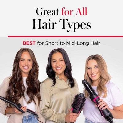Revlon One-Step Volumizer PLUS Hair Dryer and Hot Air Brush  Black - Imperfect Box