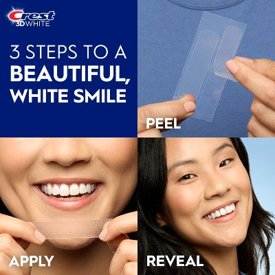 Crest 3DWhitestrips Noticeably White At-home Teeth Whitening Kit 10 Treatments - Missing Box