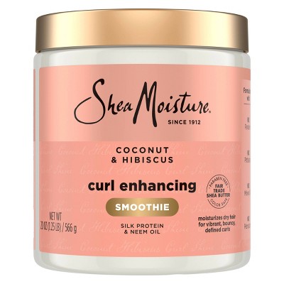 SheaMoisture Coconut and Hibiscus Curl Enhancing Smoothie For Thick Curly Hair 20oz - New