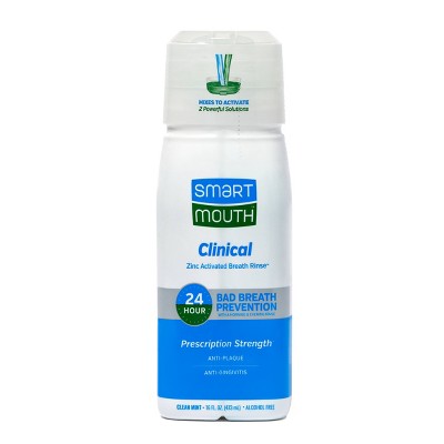 SmartMouth Advanced Clinical Formula Fresh Mint Activated Mouthwash 16 fl oz - New