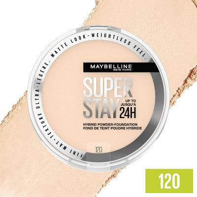 Maybelline Super Stay Matte 24HR Hybrid Pressed Powder Foundation 120 0.21 oz - Imperfect Container