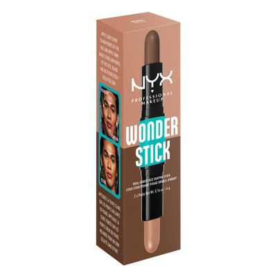 NYX Professional Makeup Wonder Stick 2-in-1 Highlight & Contour 04 Medium 0.28oz - Imperfect Box