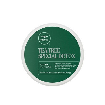 Tea Tree Special Detox Foaming Salt Hair Scrub 6.5oz - New