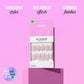 Kiss Glam Jeweled Press-On Fake Nails Medium Almond Breeze of Bliss 35ct - Imperfect Box