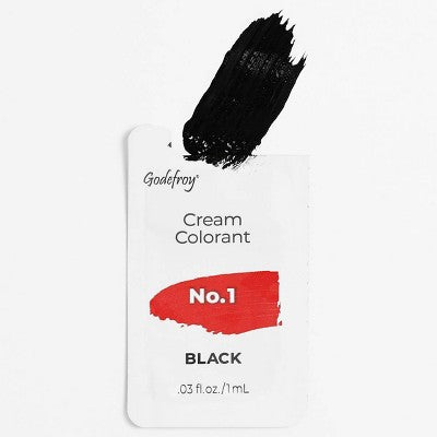 Godefroy Instant Eyebrow Tint Application Kit Natural Black 3ct - New