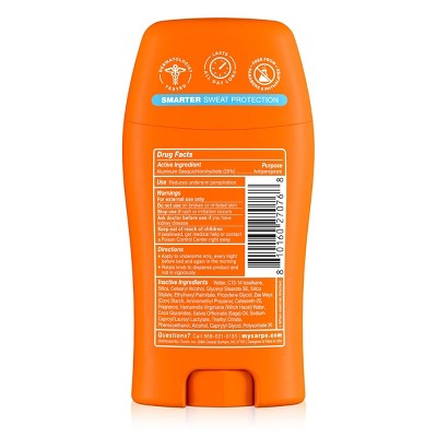 Carpe Women's 100HR Sweat & Odor Control Antiperspirant Deodorant Fresh Powder 1.76oz - Imperfect Container