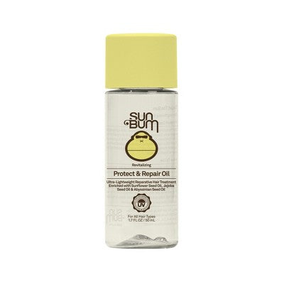 Sun Bum Revitalizing Protect & Repair Oil Serum Heat Protector 1.7 fl oz - Imperfect Box