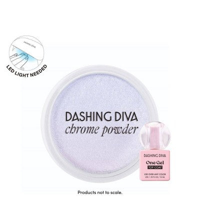 Dashing Diva Chrome Powder Kit Emerald Pearl 3ct - New