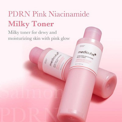 medicube PDRN Pink Niacinamide Milky Toner Korean Skincare 5.07 fl oz - Imperfect Box