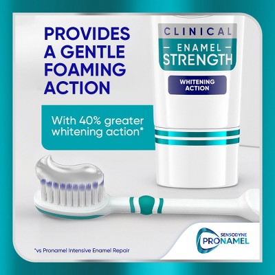 Sensodyne Pronamel Clinical Enamel Strengthening and Whitening Action Toothpaste 3.4oz/3pk - New