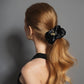 The Hair Edit Charming Ruched Ribbon Satin Scrunchie - New