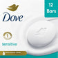Dove Beauty Sensitive Skin Beauty Bar Soap 12pk/3.75oz each - Imperfect Box