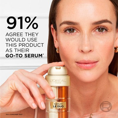 L'Oreal Paris Age Perfect Le Duo Skin Renewing & Vitamin C Serum 1 fl oz - Missing Box