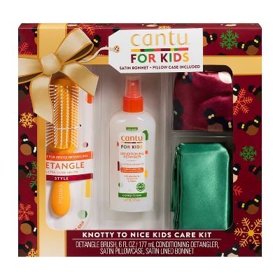 Cantu Knotty To Nice Kids' Care Holiday Giftset 6 fl oz/4pc - Imperfect Box
