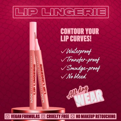 NYX Professional Makeup Lip Lingerie Lip Liner Stain 07 Cuff Me 0.03 fl oz. - Missing Box