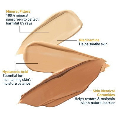 CeraVe Hydrating Mineral Tinted Face Lotion SPF 30 Deep EXP 12/2026 1.7 fl oz - Imperfect Box