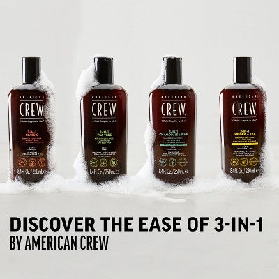 American Crew 3-in-1 Shampoo, Conditioner and Body Wash 15.2 fl oz - Imperfect Container
