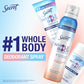 Secret Whole Body Deodorant Spray Lilac & Waterlily Aluminum-Free 3.5oz - Missing Lid