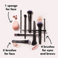 e.l.f. Ten Out of Ten Makeup Brush Set 10ct - New