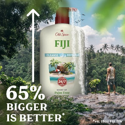 Old Spice Men's Body Wash Fresh/Tropical Scent 30 fl oz - Imperfect Container