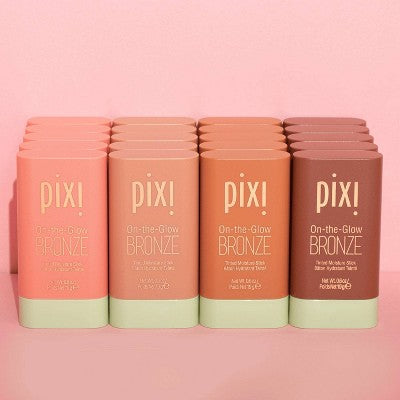 Pixi On The Glow Bronze Tinted Moisturizer Stick Bronzer Warm Glow 0.6oz - Imperfect Box