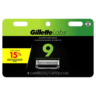 Gillette Razor Blade Refills Compatible with Exfoliating Bar and Heated Razor 9ct - New