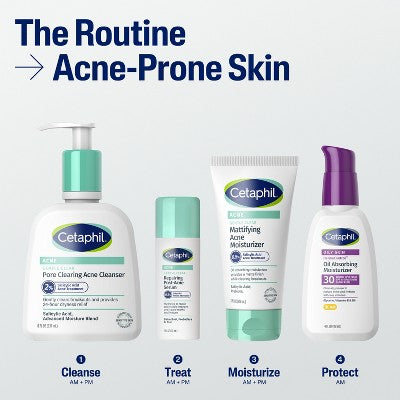 Cetaphil Gentle Clear Salicylic Acid Acne Pore Cleanser 8 fl oz - New