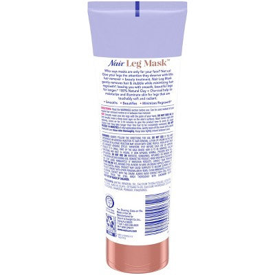 Nair Hair Remover Beauty Treatment Charcoal Clay Leg Mask 8.0oz - New