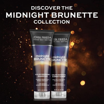 John Frieda Midnight Brunette Color Deepening Conditioner 8.3 fl oz - New